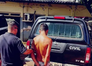 Polícia Civil prende em flagrante homem pelos crimes de posse irregular de arma de fogo e tráfico de drogas