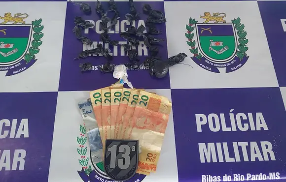 Polícia Militar desarticula ponto de tráfico de Drogas em Ribas do Rio Pardo