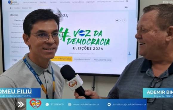  Chefe do Cartório Eleitoral de Ribas do Rio Pardo esclarece dúvidas sobre as eleições 2024