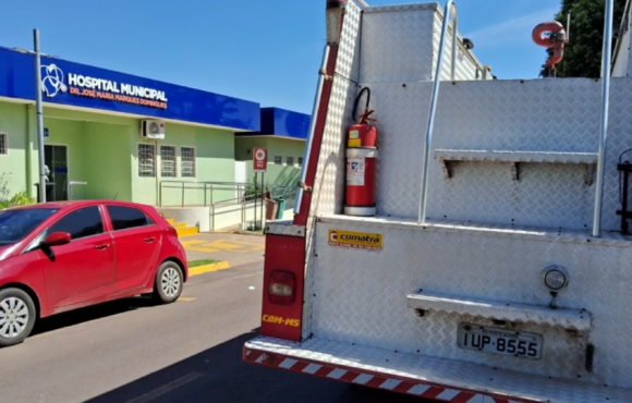 Suspeita de Vazamento de Gás Mobiliza Corpo de Bombeiros em Hospital de Ribas do Rio Pardo