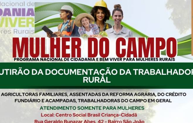 Mutirão de Documentação Facilita Acesso a Direitos para Trabalhadoras Rurais em Ribas do Rio Pardo